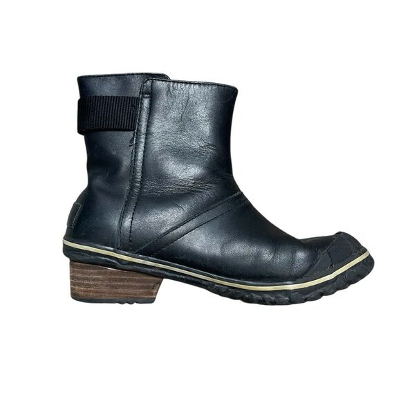 SOREL Slimboot Slimpack Pull on Short Boot Black Size 6 - Picture 2 of 10